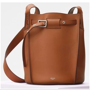 New Celine Long Strap Big Bag Bucket in Brown